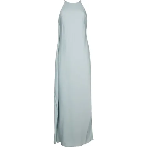 Elegantes Kleid für Besondere Anlässe,Graues Kleid für Frauen SS24,Maxi Dresses - Calvin Klein - Modalova