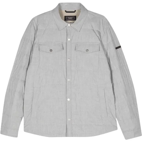 Quilted Padded Shirt Jacket , male, Sizes: 3XL, XL - PESERICO - Modalova