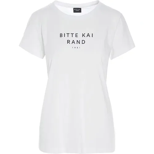 Weißes Logo Kurzarm T-Shirt - Bitte Kai Rand - Modalova