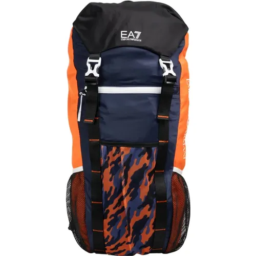 Camouflage Grap Backpack , male, Sizes: ONE SIZE - Emporio Armani EA7 - Modalova