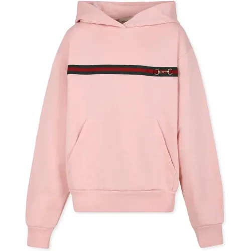 Kinder Pinker Pullover mit Kapuze - Gucci - Modalova