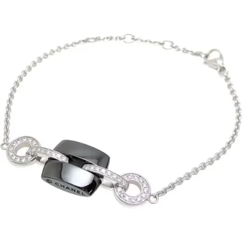 Pre-owned Silver White Gold Bracelet , female, Sizes: ONE SIZE - Chanel Vintage - Modalova