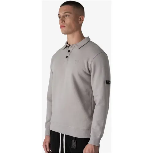 Classic Mens Sweater Grey , male, Sizes: XS - Quotrell - Modalova