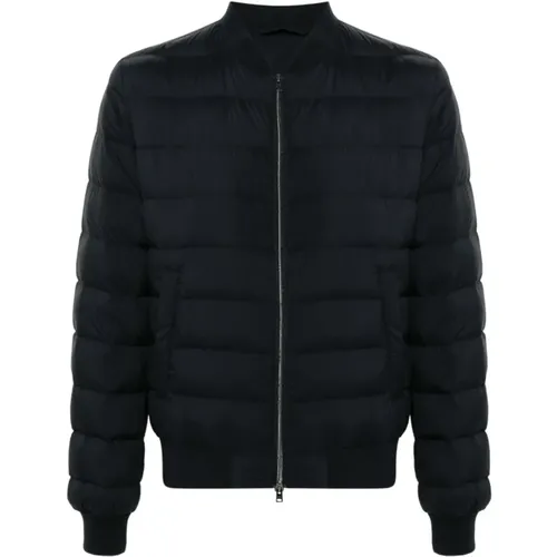 Schwarzer Parka für Männer Aw24 - Herno - Modalova