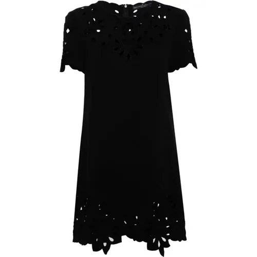 Shift Style Dress with Cut-Out Detailing , female, Sizes: M, 2XS, XS, L - Ermanno Scervino - Modalova