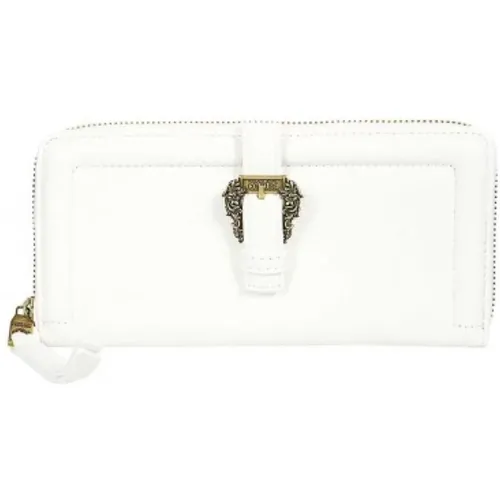 Baroque Buckle Wallet , female, Sizes: ONE SIZE - Versace - Modalova