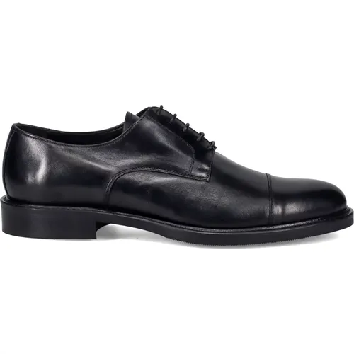 Klassische schwarze flache Schuhe - Sangiorgio - Modalova