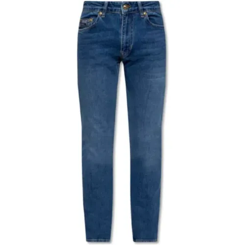 Slim-Fit Men`s Jeans - Size 42 , male, Sizes: W30, W42 - Versace Jeans Couture - Modalova