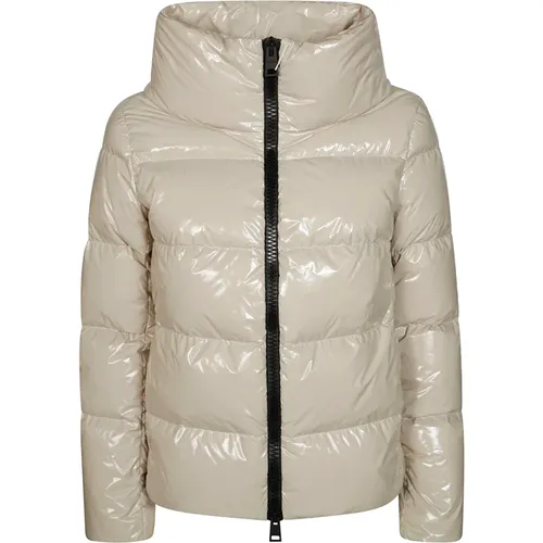 Glänzende Daunenjacke , Damen, Größe: M - Herno - Modalova