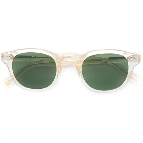 Clear Lemtosh SUN Flesh Calibar Sunglasses , unisex, Sizes: 46 MM - Moscot - Modalova