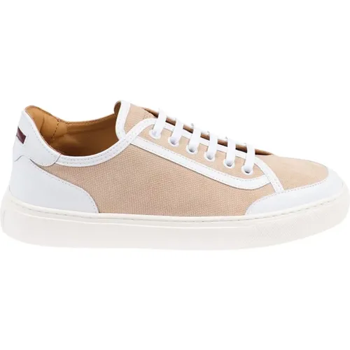 Bedruckter Canvas Wildleder Sneaker , Damen, Größe: 39 EU - Testoni - Modalova