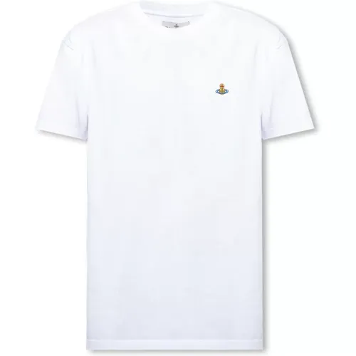 T-Shirt mit Logo , Herren, Größe: M - Vivienne Westwood - Modalova