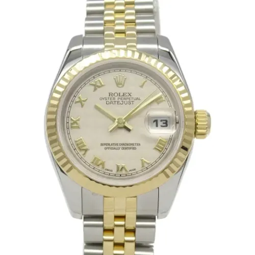 Pre-owned Stainless Steel watches , female, Sizes: ONE SIZE - Rolex Vintage - Modalova