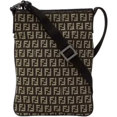 Pre-owned canvas Fendi shoulder bag , female, Sizes: ONE SIZE - Fendi Vintage - Modalova