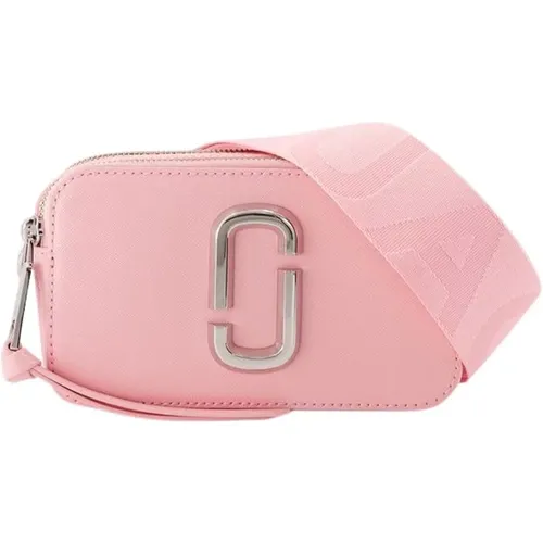 Rosa Saffiano Leder Crossbody Tasche - Marc Jacobs - Modalova