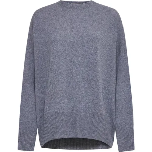 Grey Sweater Avis , female, Sizes: XS - Semicouture - Modalova