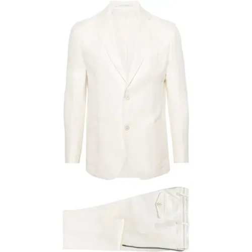 Wool Silk Linen Suit , male, Sizes: 2XL - Eleventy - Modalova