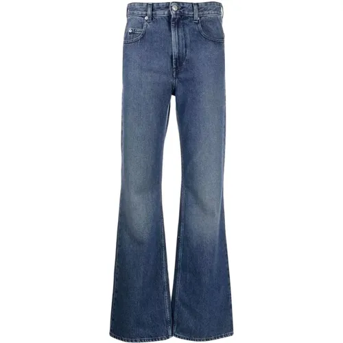 Flared Denim Jeans with Bohemian Silhouette , female, Sizes: 2XS - Isabel Marant Étoile - Modalova