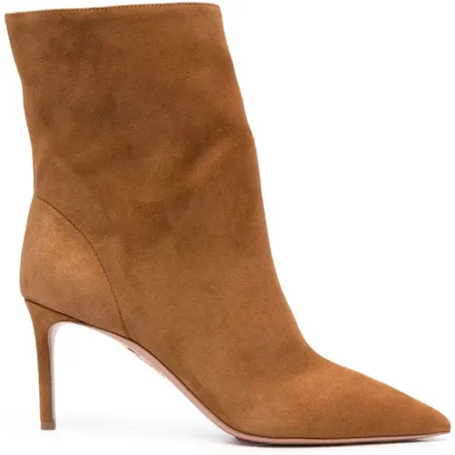 Matignon bootie 75 , female, Sizes: 3 UK, 3 1/2 UK, 8 UK, 7 UK - Aquazzura - Modalova