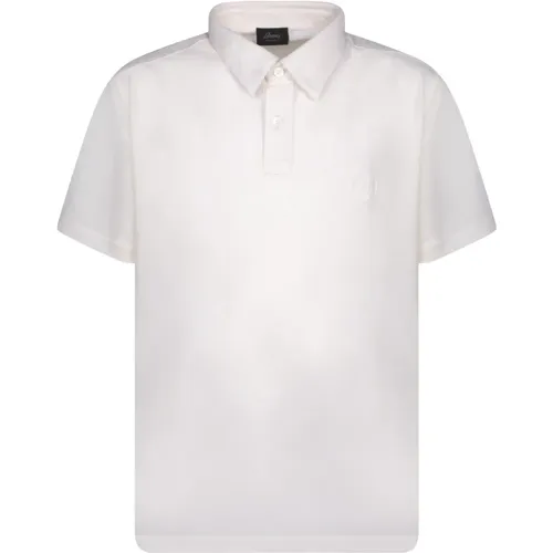 Wool Polo Shirt Short Sleeve , male, Sizes: M, L, XL - Brioni - Modalova