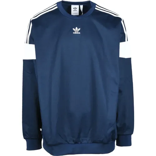 Baumwollmischung Sweatshirt , Herren, Größe: XL - Adidas - Modalova