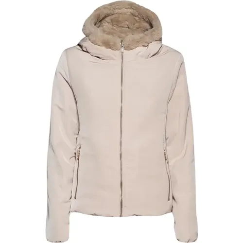 Reversible Eco-Fur Jacket Alba , female, Sizes: XL - Ciesse Piumini - Modalova