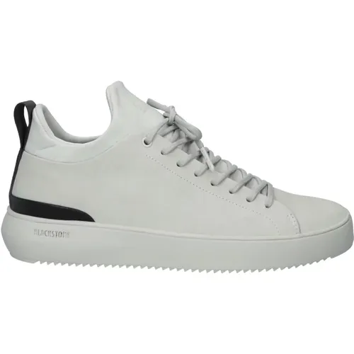 Moderne Monochrome Sneaker , Herren, Größe: 43 EU - Blackstone - Modalova