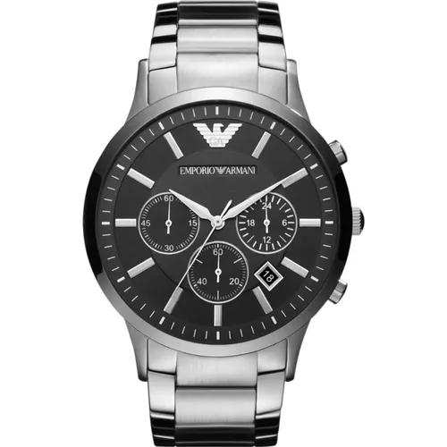 Ar2460 Stainless Steel Watch - Elegant and Fashionable , unisex, Sizes: ONE SIZE - Emporio Armani - Modalova