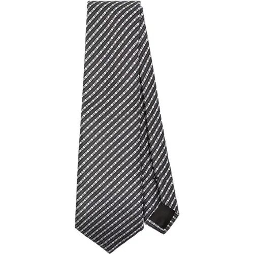Multifunktionale Krawatte für Verschiedene Anlässe , Herren, Größe: ONE Size - Giorgio Armani - Modalova