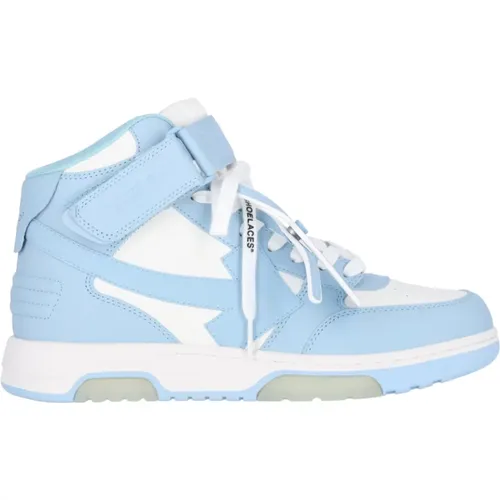 Blaue High-Top Sneakers , Herren, Größe: 45 EU - Off White - Modalova