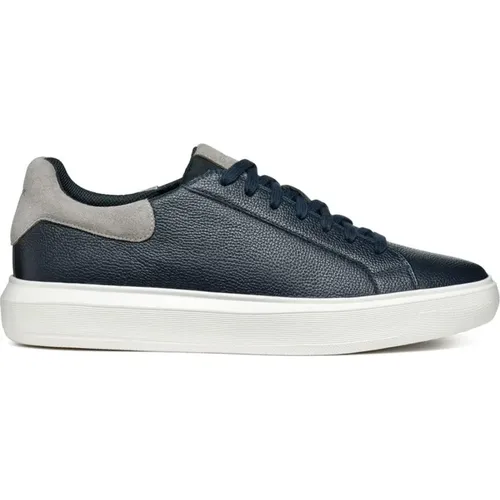 Navy Sneakers for Men , male, Sizes: 10 UK, 9 UK, 8 UK - Geox - Modalova