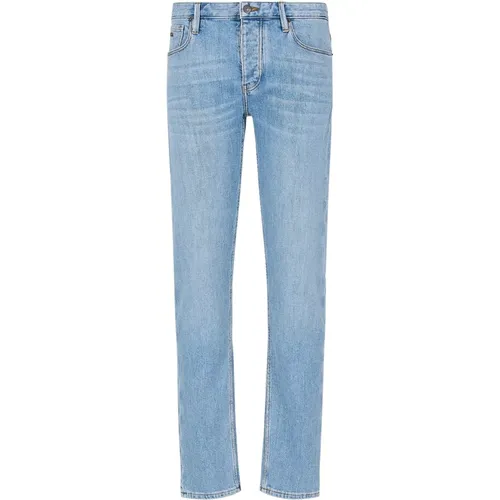 Slim-fit Jeans , male, Sizes: W31, W36, W33, W32 - Emporio Armani - Modalova