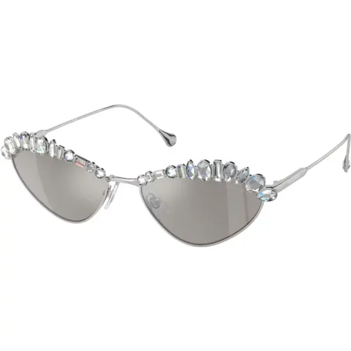 Sonnenbrille mit Metallrahmen - Swarovski - Modalova