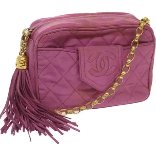 Pre-owned Satin chanel-bags , female, Sizes: ONE SIZE - Chanel Vintage - Modalova