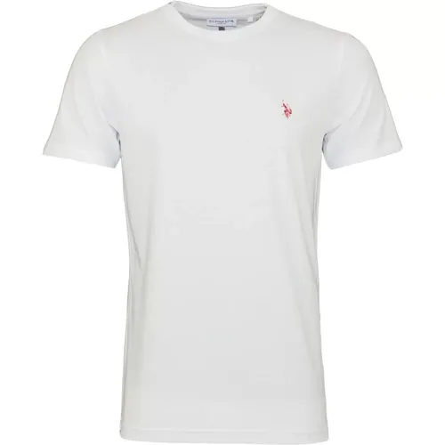 R-Neck T-Shirts 2er Pack Casual Kollektion , Herren, Größe: XL - U.s. Polo Assn. - Modalova