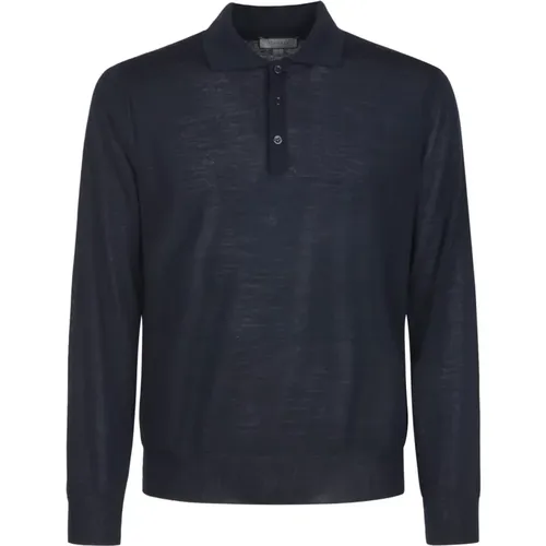 Blaue Pullover für Männer , Herren, Größe: XL - Canali - Modalova