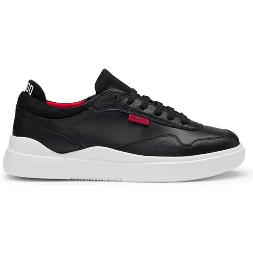 Blake Tenn Leather Sneakers , male, Sizes: 7 UK, 8 UK, 10 UK - Hugo Boss - Modalova