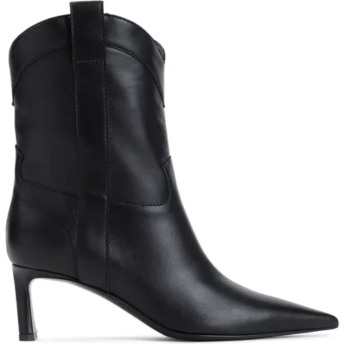 Eleganter Schwarzer Stiefelette 60 , Damen, Größe: 38 EU - Sergio Rossi - Modalova