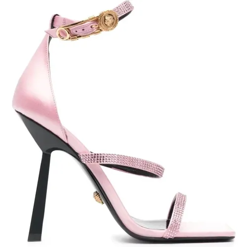Sandalen mit hohen Absätzen - Versace - Modalova