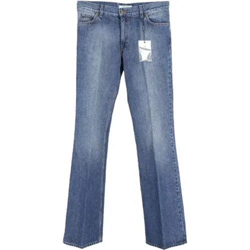 Pre-owned Cotton jeans , female, Sizes: L - Saint Laurent Vintage - Modalova