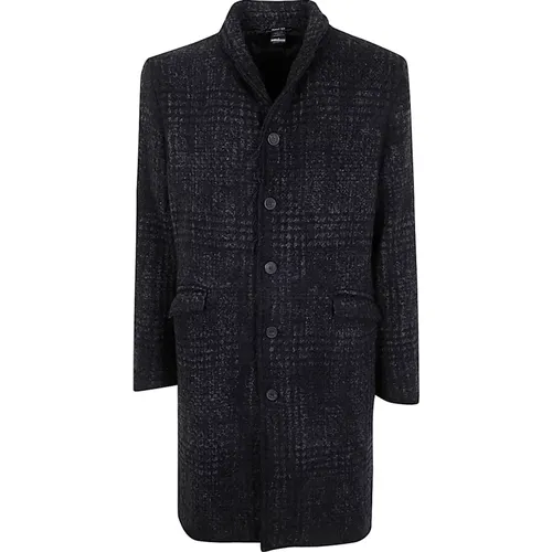 Tonal Effect Prince of Wales Coat - Avant Toi - Modalova