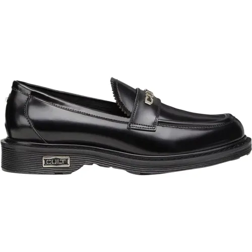 Schwarze flache Schuhe Eleganter Moderner Stil , Damen, Größe: 39 EU - Cult - Modalova