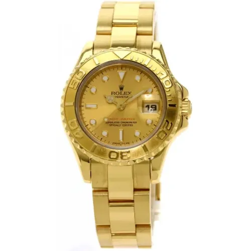 Pre-owned Gold watches , female, Sizes: ONE SIZE - Rolex Vintage - Modalova