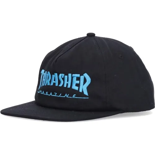 Blaue Skate Mag Logo Snapback Kappe - Thrasher - Modalova