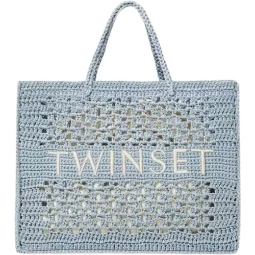 Crochet Shoulder Bag Bohmien , female, Sizes: ONE SIZE - Twinset - Modalova
