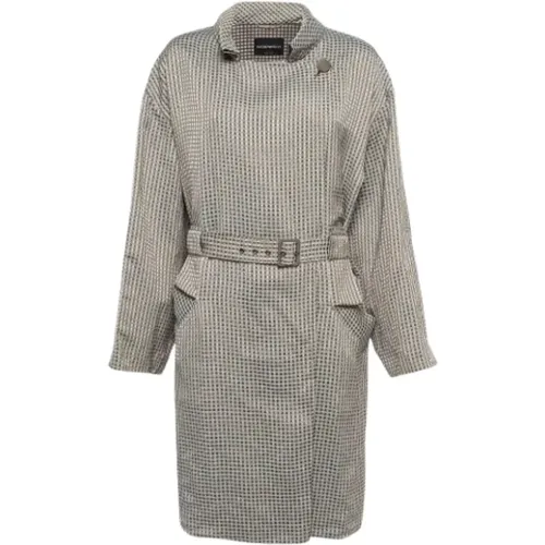 Pre-owned Fabric outerwear , female, Sizes: L - Armani Pre-owned - Modalova
