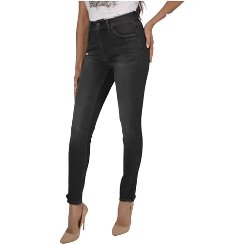 Slim-fit Jeans with Lovely Details , female, Sizes: S, L, XL, 2XL - Frank Lyman - Modalova