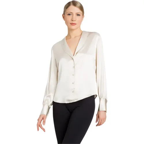 Viscose Shirt , female, Sizes: XS, M, L, S, XL - Twinset - Modalova