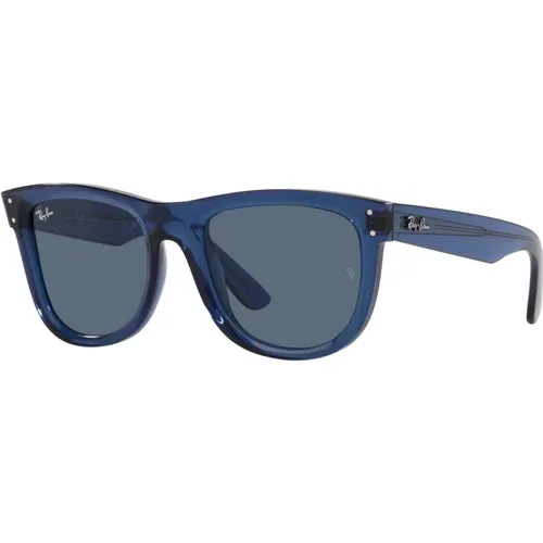 Transparente Blaue Marine Sonnenbrille,WAYFARER Reverse Schwarz/Blau Sonnenbrille - Ray-Ban - Modalova