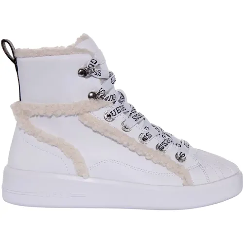 High Top Trainers for Women , female, Sizes: 5 UK, 4 UK, 3 UK, 6 UK - Guess - Modalova